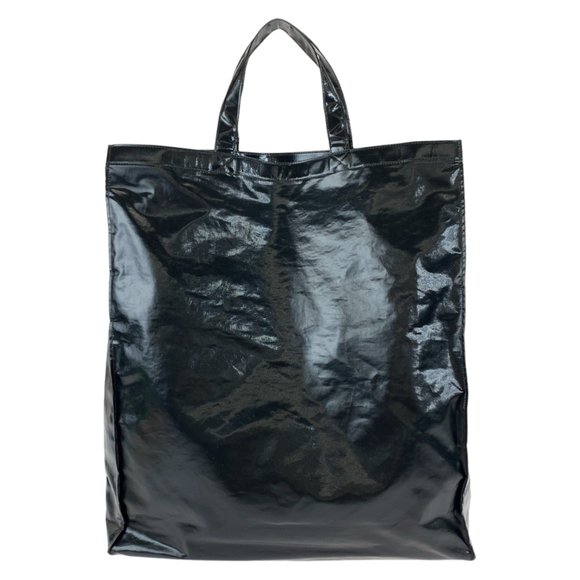 GUCCI Gucci Black Yellow Coated Canvas 575140 Tote Bag Business Men's - Picture 2 of 10